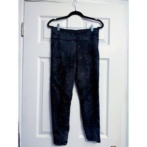 Sweaty Betty Black and multicolored star leggings - Size medium - 7/8 length